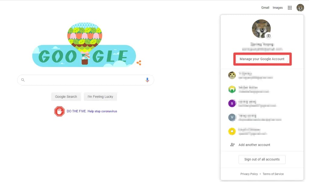 修改google密码或更换密保信息