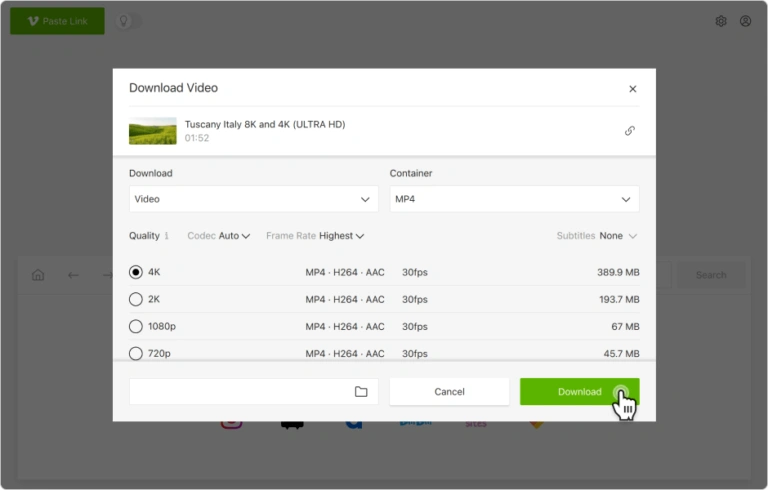 如何下载公共 Vimeo 视频