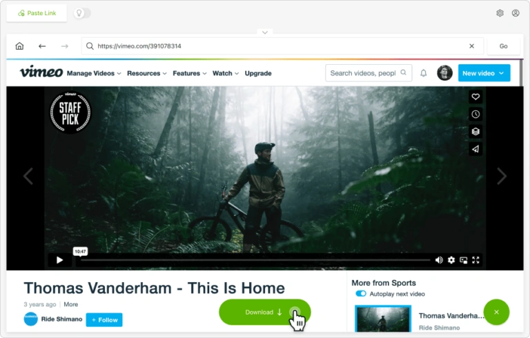 如何下载私人 Vimeo 视频