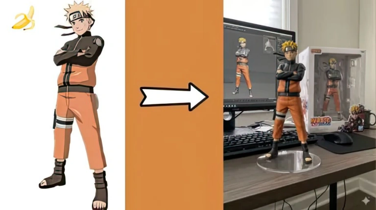 抖音上很火的手办图片怎么弄的？谷歌Gemini手办图片生成教程