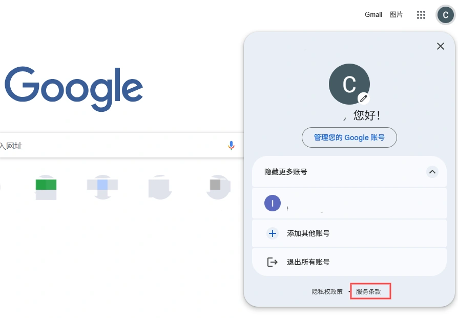 查看谷歌账号归属地